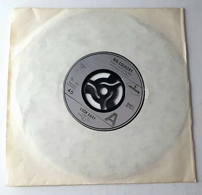 BIG COUNTRY  -  LOOK AWAY  - 7" Vinyl Single MERCURY 1986 - Cat# BIGC1 - Image 1 of 4