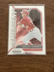 2021 Panini Prizm RC #EM11 ROOKIE CARD EMERGENT Nolan Gorman St. Louis Cardinals - Picture 1 of 2