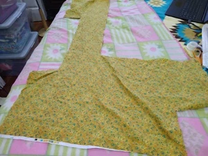 Fabric Freedom Eldorado London England yellow flowers floral sewing quilting  - Picture 1 of 4