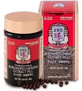 Cheong Kwan Jang 6 anni Pillole Estratto di Ginseng Rosso Coreano 168g + Pista - Foto 1 di 9