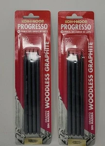 Juego de 4 lápices de grafito sin madera Koh-I-Noor Progresso (HB, 2B, 4B, 6B) - Imagen 1 de 5