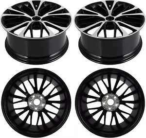(4 Set) 18"x8" 5x114.3 & 5x4.5" Offset+50 mm Wheels Rims 18" For 2018-2022 Camry - Picture 1 of 9