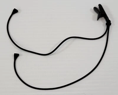 LL) Soporte de clip de audífono de silicona correa de cordón adulto negro Foto 1 de 4
