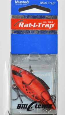 bill lewis rat l trap 2.5" 1/4oz lipless bass crankbait cherry craw - Image 1 of 2