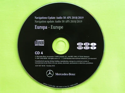 CD NAVIGATION MERCEDES BENZ AUDIO 50 APS ITALIEN KROATIEN 2019 CLS E SLK NTG 1 - Bild 1 von 2