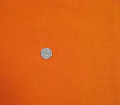2 1/2  Yds  X 72" Solid Orange Cotton Fabric, Halloween,  NEW Vintage Read - Image 1 of 2