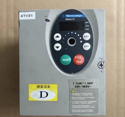 1pc  Schneider ATV31 series inverter ATV31HU11N4A 1.1KW 380V - Photo 1/2