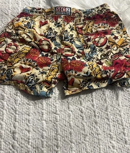 MC2 Saint Barth Tattoo Print Tech Swim Shorts Kid’s Size 8Y - Picture 1 of 7