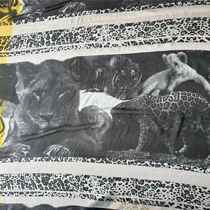 100% Silk Chiffon Fabric Panel 29”x 51" Scarf  Light - Picture 1 of 4