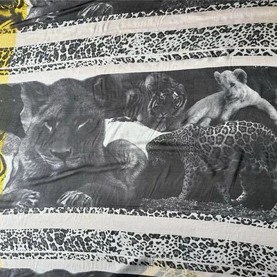 100% Silk Chiffon Fabric Panel 29”x 51" Scarf  Light - Image 1 of 4