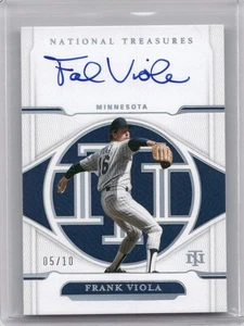 2022 Panini National Treasures Signatures Holo Silver #31 Frank Viola Auto /10 - Picture 1 of 2