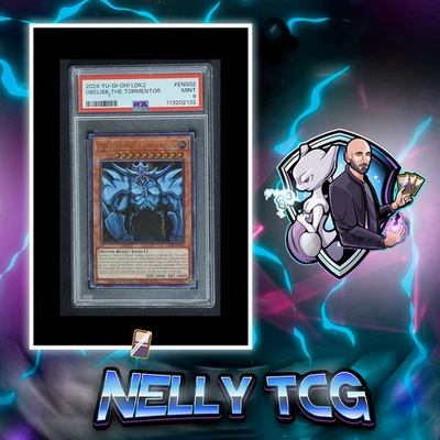 2024 Yu-Gi-oh! Obelisk the Tormentor  - LDK2-ENS02 - PSA 9 MINT - Image 1 of 3