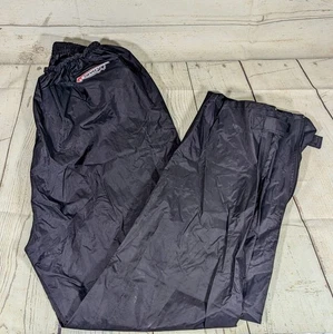 Waterproof Motorcycle Trousers Men's XL Black Elastic Waist Spada  - Picture 1 of 6