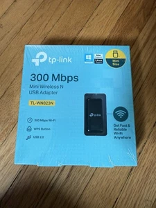TP-LINK WiFi Dongle 300 Mbps Mini Wireless Network USB Wi-Fi Adapter for PC Desk - Picture 1 of 3