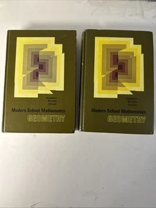 Modern School Mathematics Geometry, TEACHERs EDITION & Textbook , 1969, Dolciani - Picture 1 of 10
