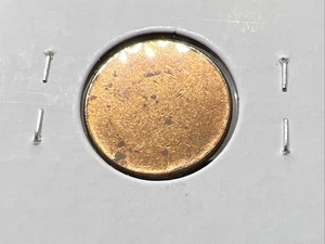 Blank Planchet Lincoln Cent 3.1 G 95% Copper Bronze Error Coin - Picture 1 of 9