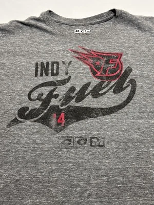 Хоккейная рубашка с коротким рукавом унисекс INDY FUEL CCM XL МАЛАЯ ЛИГА Индианаполис - Изображение 1 из 4