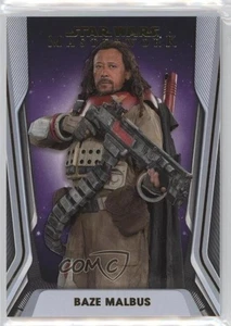 2021 Topps Star Wars Masterwork Purple 11/50 Baze Malbus #10 u6i - Picture 1 of 3