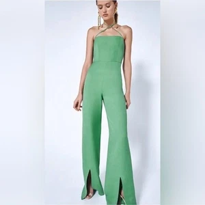 Alexis Rohani Sage Green Jumpsuit Sz S - Picture 1 of 7