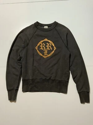 Sudadera Pullover Doble RL RRL Ralph Lauren Apliques de Fieltro Cuello Redondo Talla XS Foto 1 de 4