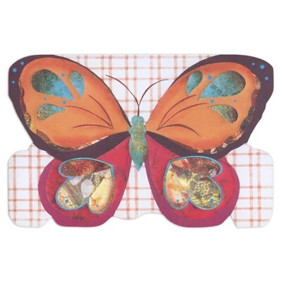 Nice GET WELL Card, Butterfly Warm Thoughts by Popular Greetings + Envelope - Image 1 of 4