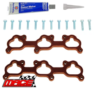 12MM MANIFOLD INSULATOR KIT FOR FORD FALCON BA BF FG BARRA 182 190 195 4.0L I6 - Picture 1 of 1