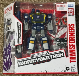 Transformers WFC Netflix Soundwave paquete de 3 con Ravage y Laserbeak - Imagen 1 de 6
