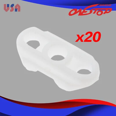 Juego de 20 clips de riel regulador de ventana de coche para Buick LeSabre 1986-1991 Foto 1 de 4