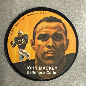 John Mackey Baltimore Colts Football 1971 Mattel Instant Replay Disc Record - Bild 1 von 4