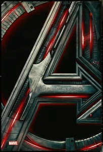 Avengers Age Of Ultron - original DS movie poster 27x40 D/S Advance 2015 - Picture 1 of 1
