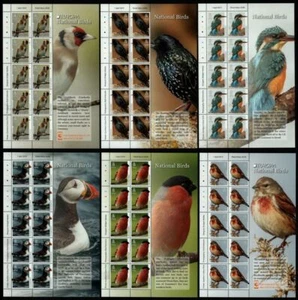 Guernsey 2019 - Mi-N.o 1725-1730 ** - Estampillada sin montar o nunca montada - KLB - Pájaros / Pájaros - EUROPA - Imagen 1 de 2