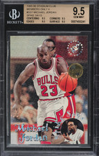 1995 Stadium Club Members Only Michael Jordan Parallel II #SS1 BGS 9.5 True Gem!