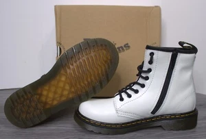 (V) Dr. Martens kids girls boots Air waist shoes casual rare NJ004 hiking sz 3 - Picture 1 of 9
