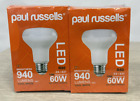 paul russells Cool White E27 Spotlight 10W LED 940lm, 10W=60W, pack of 2, 16023