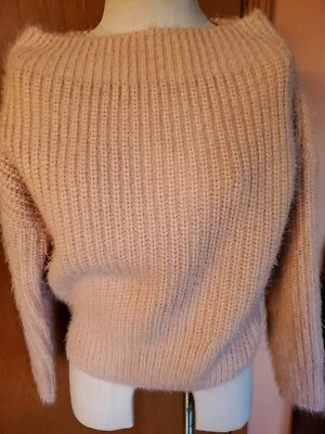 Suéter Pullover Pestañas Willow & Root Peach Grande Pequeño Nuevo Foto 1 de 4