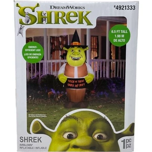 Shrek Halloween Inflatable Gemmy 6.5 Tall Trick Or Treat Dreamworks - Picture 1 of 3