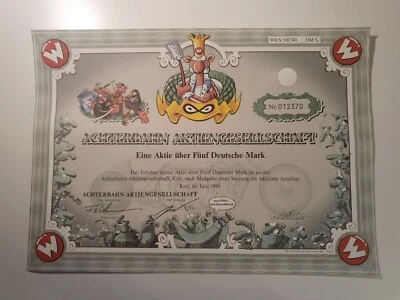 Montaña rusa sociedad anónima 1998 con cupones - Werner Comic, Flaschbier, Brösel Foto 1 de 2