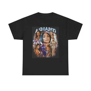 Camisa Gráfica Ashanti Ropa TOTALMENTE NUEVA Unisex Camiseta Algodón Pesado - Imagen 1 de 5