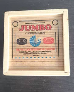 Carrom Board Pieces Tournament Size Wooden High Quality 27 In Customised Case - Picture 1 of 4