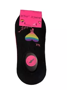BETSEY JOHNSON DAMENSOCKEN 5 PAAR SNEAKER EINLAGEN SOCKEN LEUCHTENDE FARBE GRÖSSE 5-10 - Bild 1 von 9