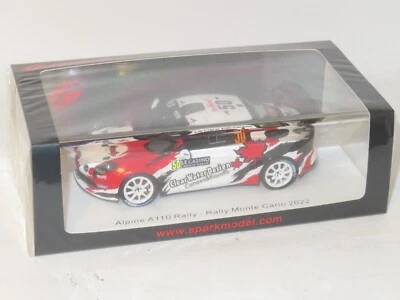 1/43 Alpine Renault  A110 RGT  EUROMAT  Rally Monte Carlo 2022 #53 C.Casanova - Image 1 of 3