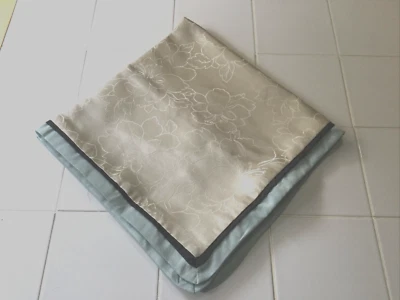 Martha Stewart Euro Pillow Sham Jacquard Style Floral  27.5 x 27.5" NWOT - Image 1 of 4