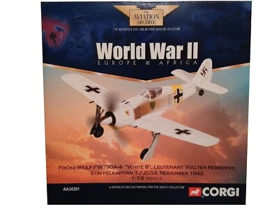 FW190A, "WHITE 8" 1 JG 54 WALTER NOWOTNY, EASTERN FRONT 1942 - CORGI 34301 1/72 - Image 1 of 2