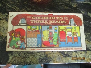 V/G Vintage 1973 Goldilocks & the 3 Bears Game by Cadaco Pre-k-K Complete - Picture 1 of 9