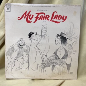 My Fair Lady LP Record, 20th Anniversary Production, 1976 Ed. HIRSCHFELD  COVER - Picture 1 of 6