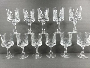 11 Kosta Boda Prince Water Goblet Set Vintage 6 3/4" Clear Crystal Glass Sweden - Picture 1 of 12