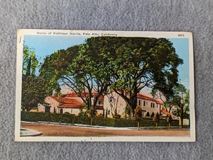 Vintage Palo Alto CA Heimat von Kathleen Norris Postkarte unbenutzt Pazifik Neuheit PNC - Bild 1 von 3