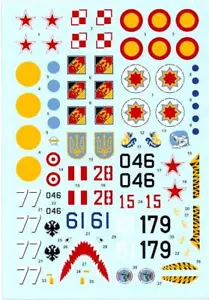 Hi Decals 1/72 MIKOYAN MiG-29 UB "FULCRUM B" Jet Fighter w/Ukraine Markings - Picture 1 of 6
