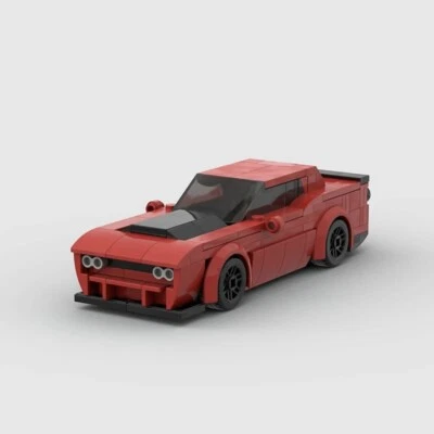 Brick Works Car HellCat Challenger Srt Building Toy Legos - Image 1 of 4