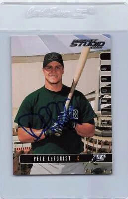 2003 Donruss Studio #82 Pete LaForest Devil Rays Signed Auto *G8949 - Image 1 of 2